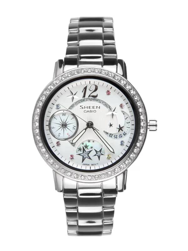 CASIO Women White Dial Watch SH174 SHN-3019D-7ADR