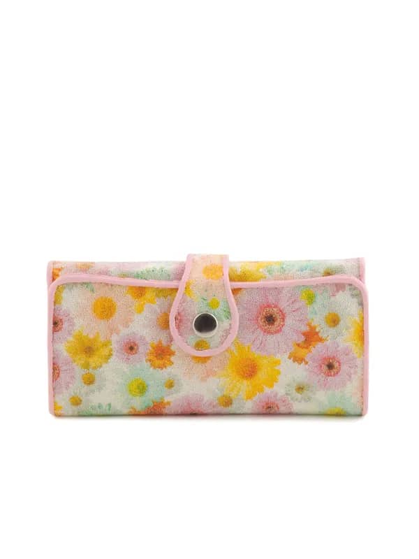Lino Perros Women Sequin Yellow Wallet