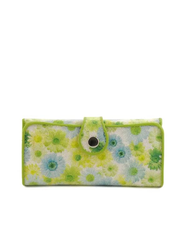 Lino Perros Women Sequin Green Wallet