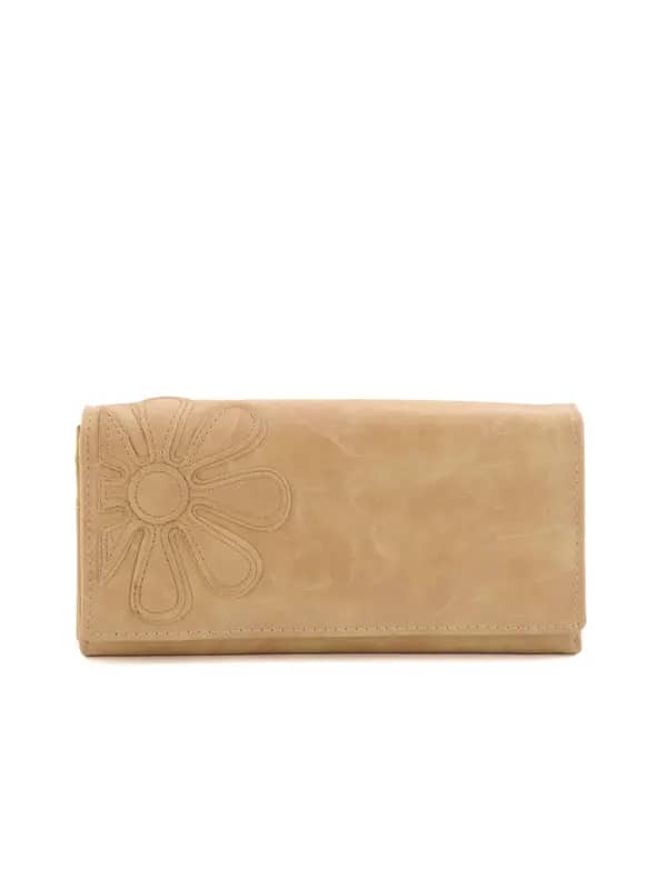 Lino Perros Women Solid Beige Wallet