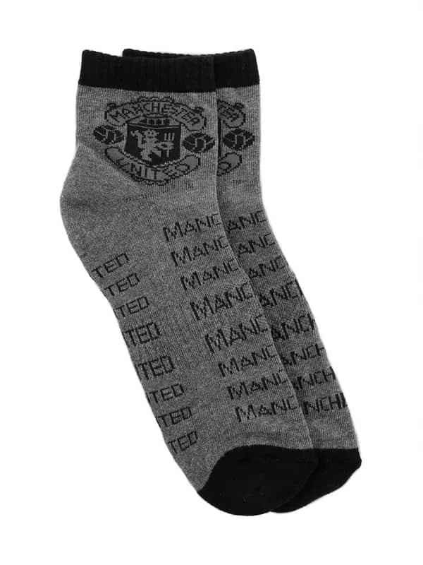 Manchester United Men Grey Socks
