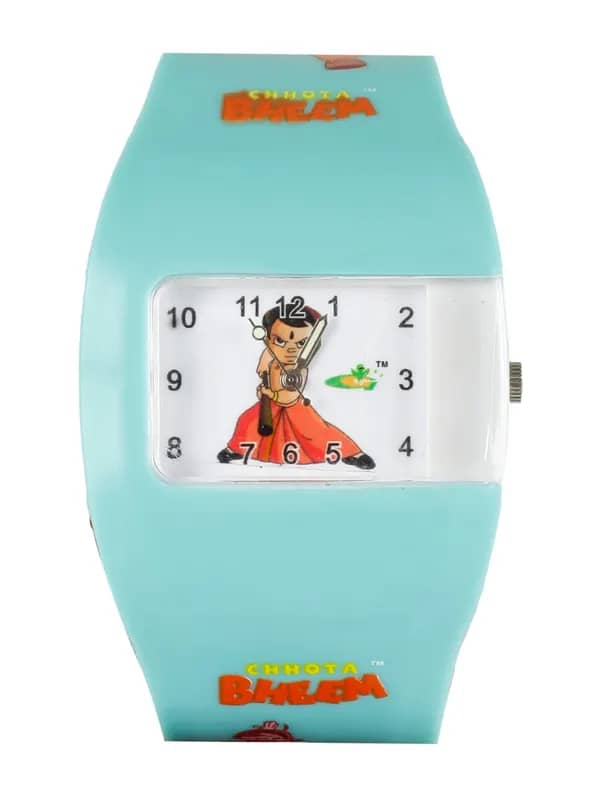 Chhota Bheem Analog Kids-Boys Torquoise Blue Watch