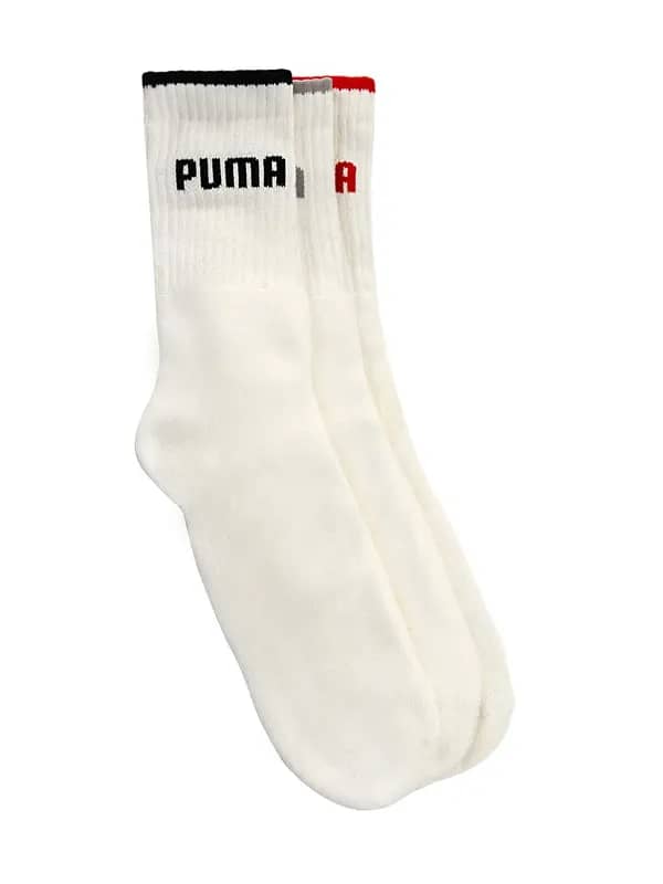 Puma Men White Pack of 3 Socks
