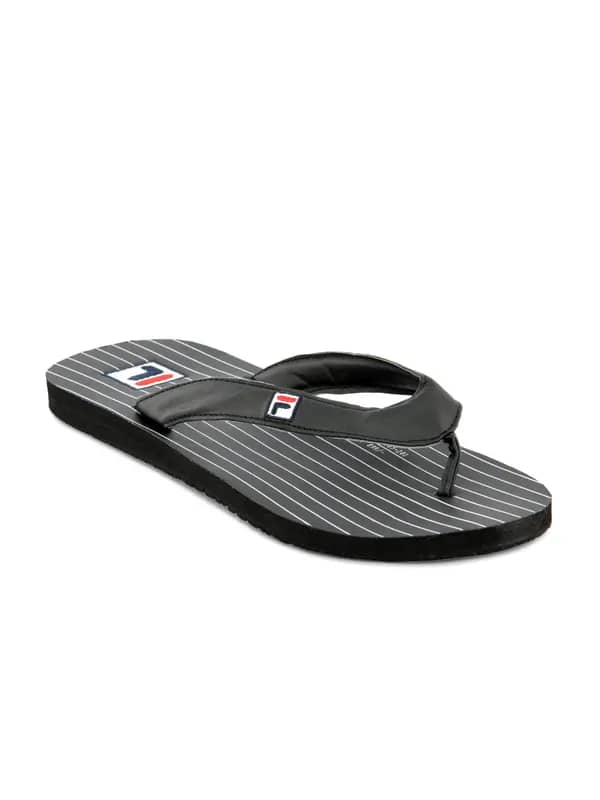 Fila Men Drop Needle Black Slippers
