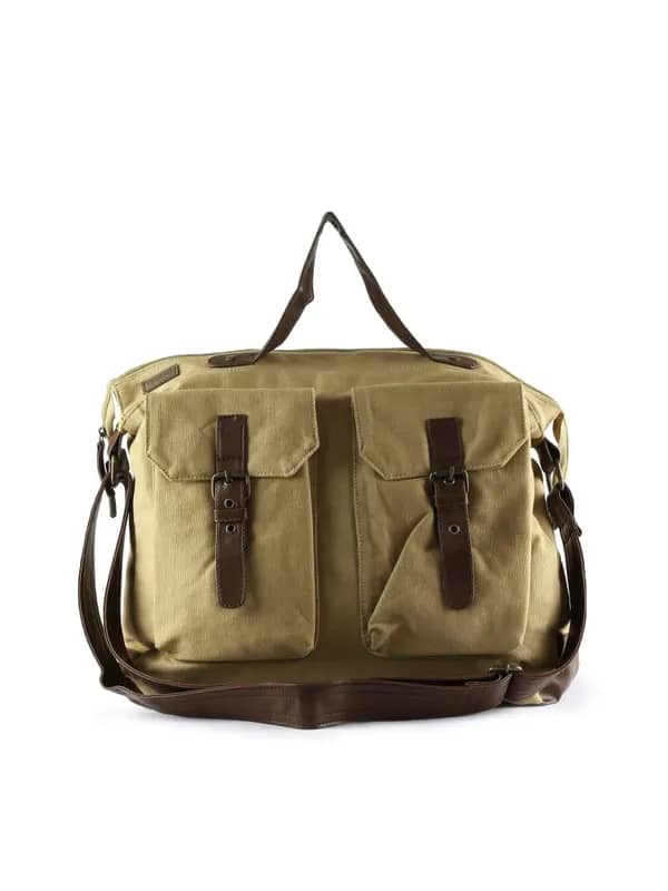 Peter England Unisex Casual Khakhi Bag