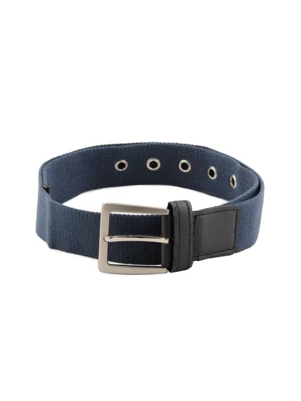 Peter England Men Casual Navy Blue Belt