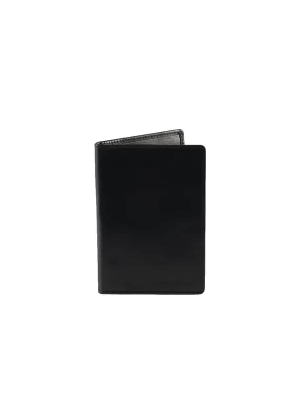 Peter England Unisex Statements Black Passport Holder
