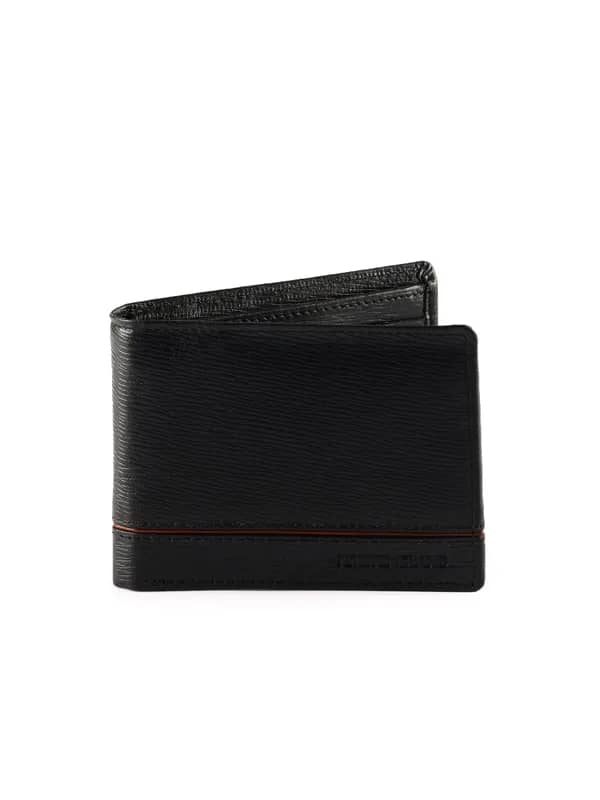 Peter England Men Statements Black Wallet