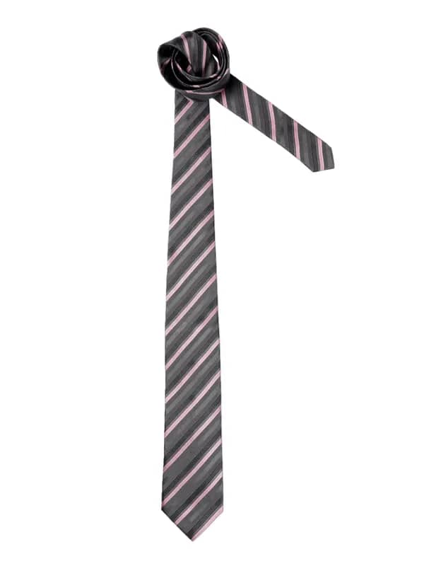United Colors of Benetton Men Striped Black Tie
