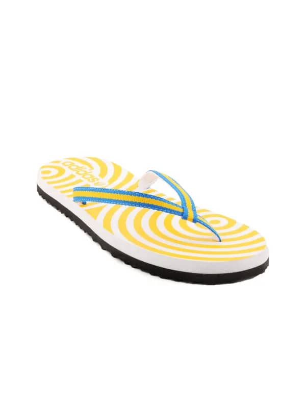 ADIDAS Women Psychedlic White Flip Flops