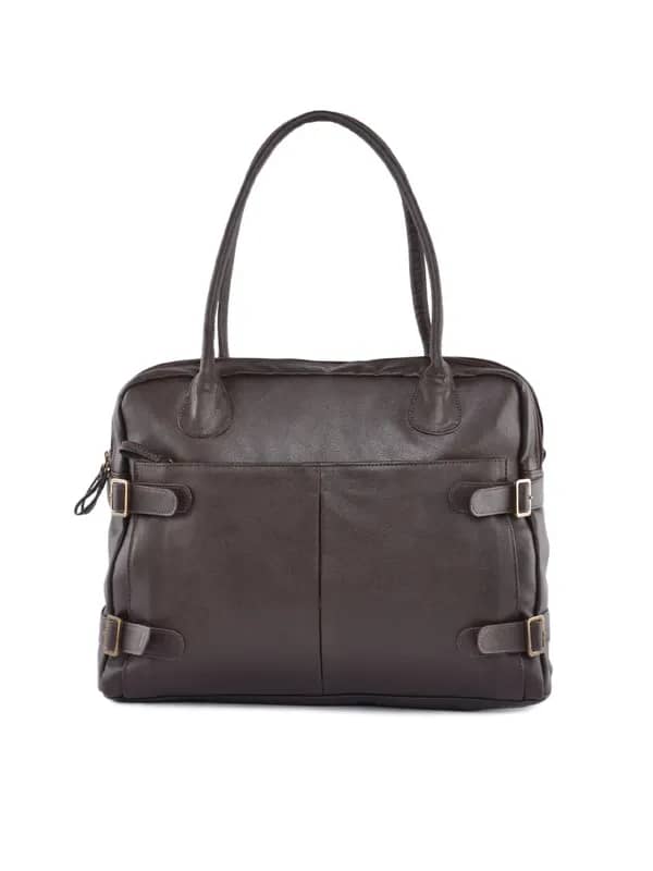 Baggit Women Brown Map Taj Handbag