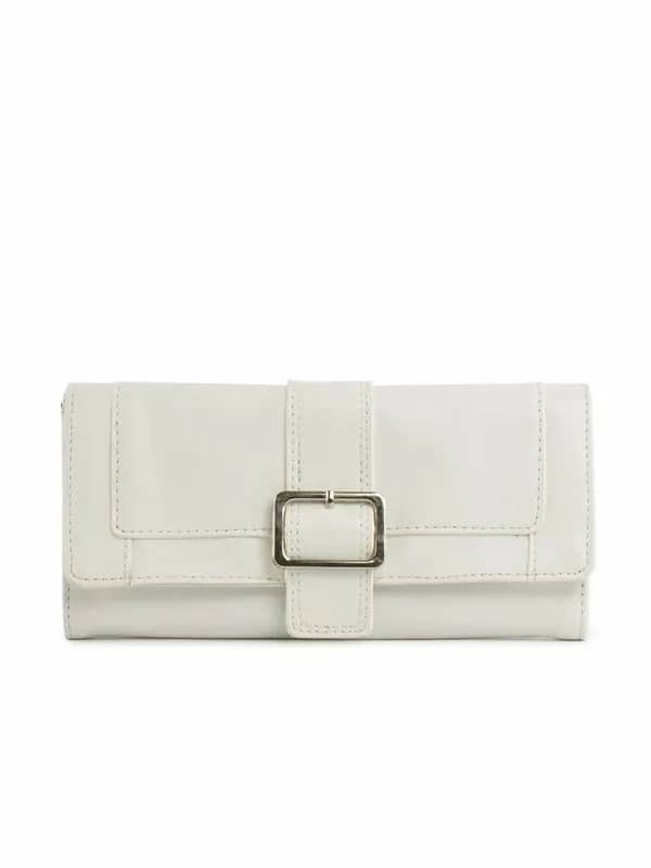 Baggit Women Karma Taj White Wallet