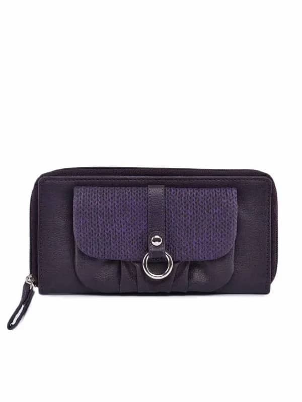 Baggit Women Highway Taj Purple Wallet