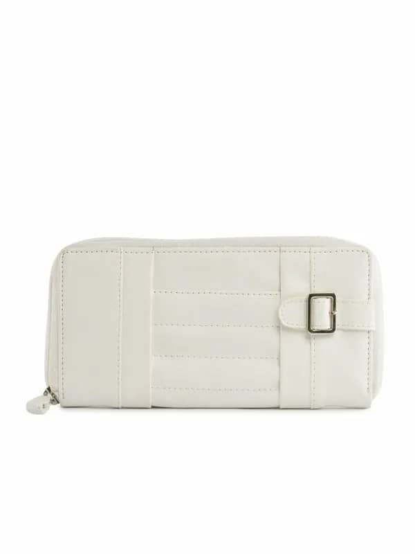 Baggit Women Voltage Taj White Wallet