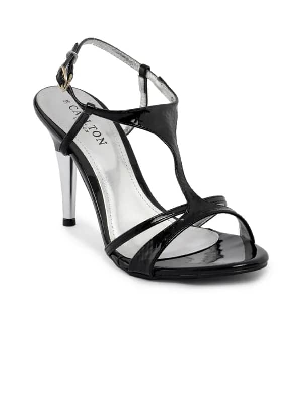 Carlton London Women Classy Black Sandals
