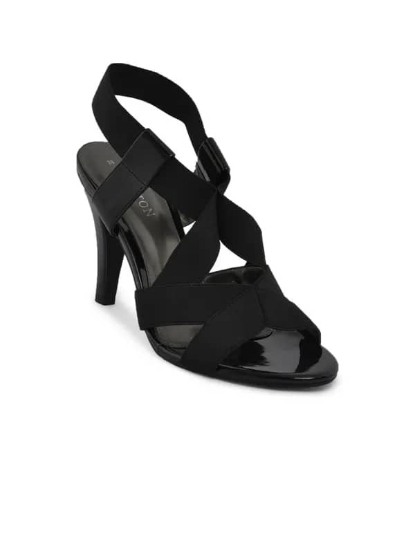 Carlton London Women Classy Black Sandals