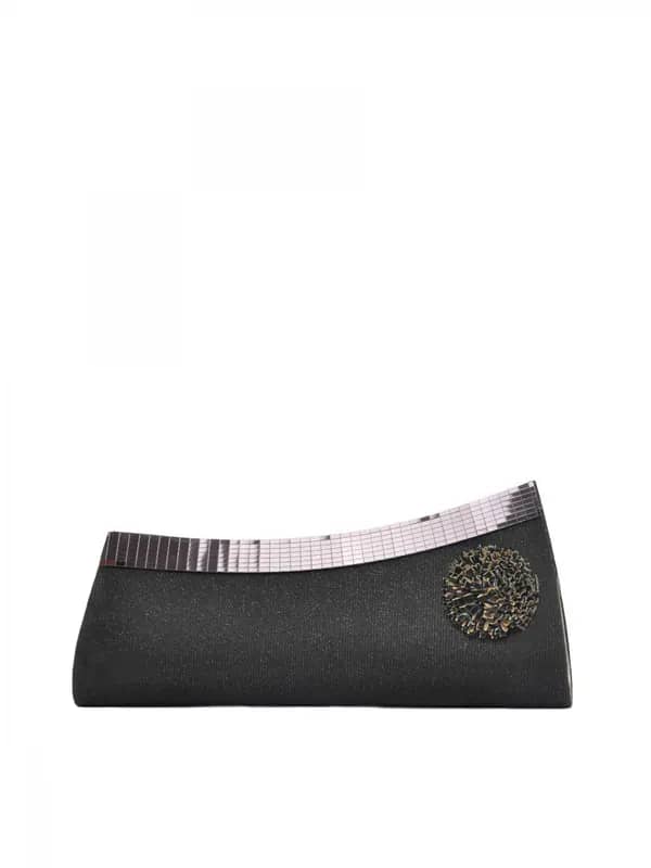 Spice Art Women Black Evening Clutch