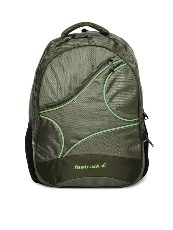 Fastrack Unisex Green Backpack