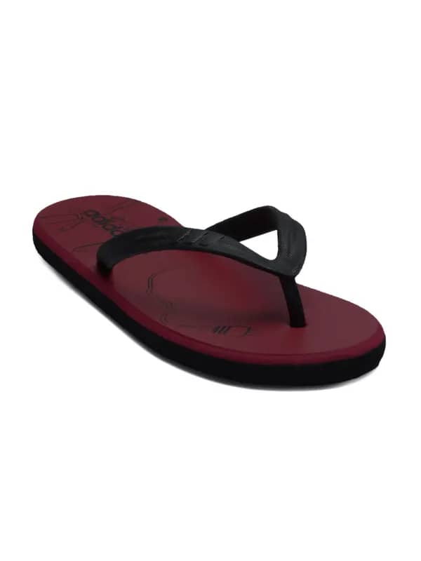 ADIDAS Men Plugged In Red Slipper