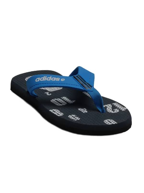 ADIDAS Men Numbers Grey Flip Flops