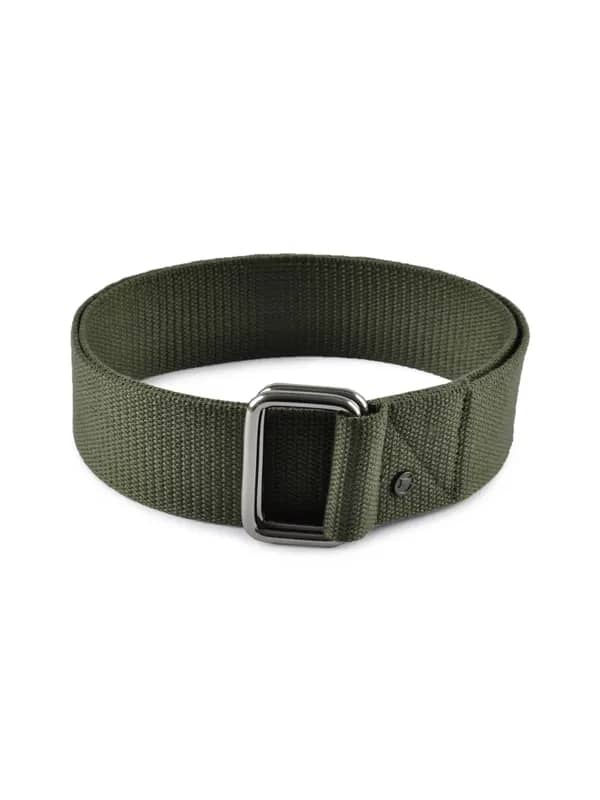 Fastrack Unisex Polyester Olive Belt