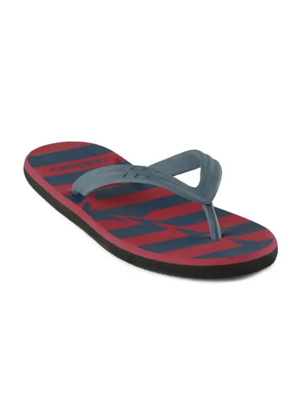 ADIDAS Men Distorted Red Flip Flops