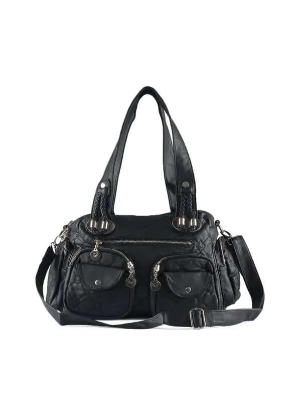 Kiara Women Small Pocket Black Handbag