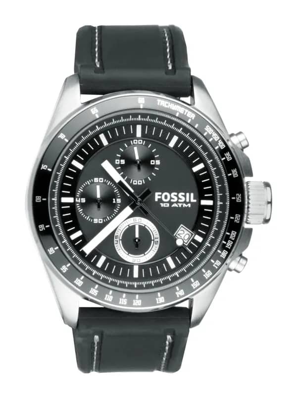 Fossil Men Black Dial Chronograph Watch CH2573