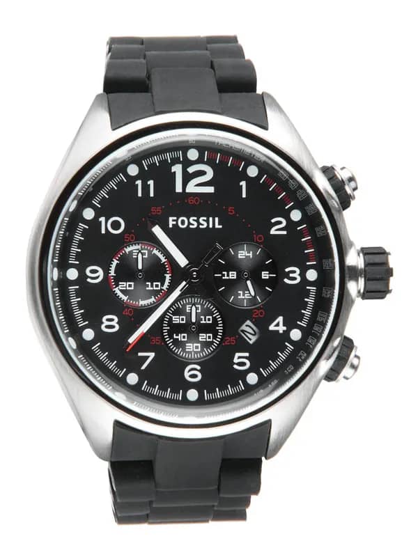 Fossil Men Black Chronograph Watch CH2697