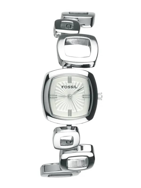 Fossil Women Silver-Toned Dial Watch ES1869