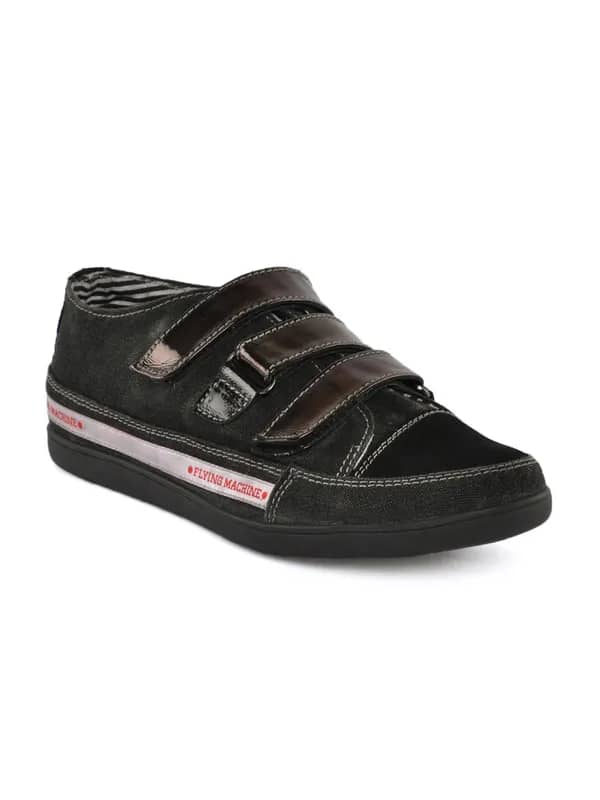 Flying Machine Men Black Casual Shoes