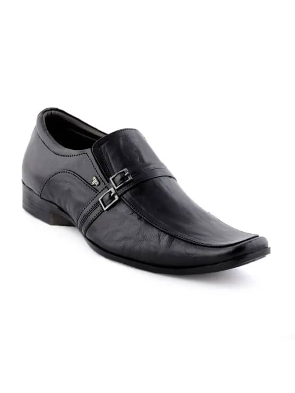 Provogue Men Black Formal Shoes