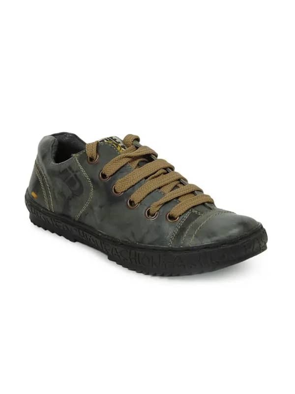 ID Men Green Casual Shoes