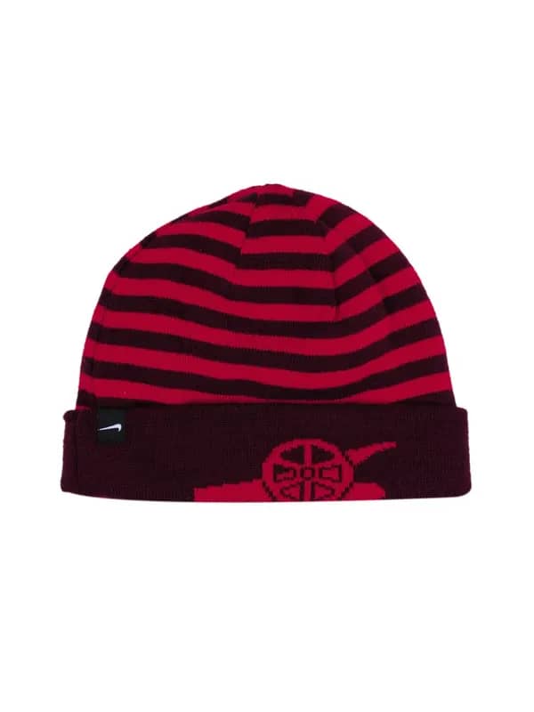 Nike Unisex Striped Purple Cap