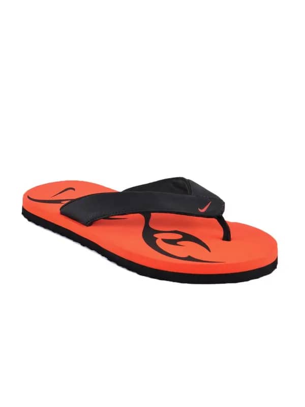 Nike Men Splash Orange Flip Flops