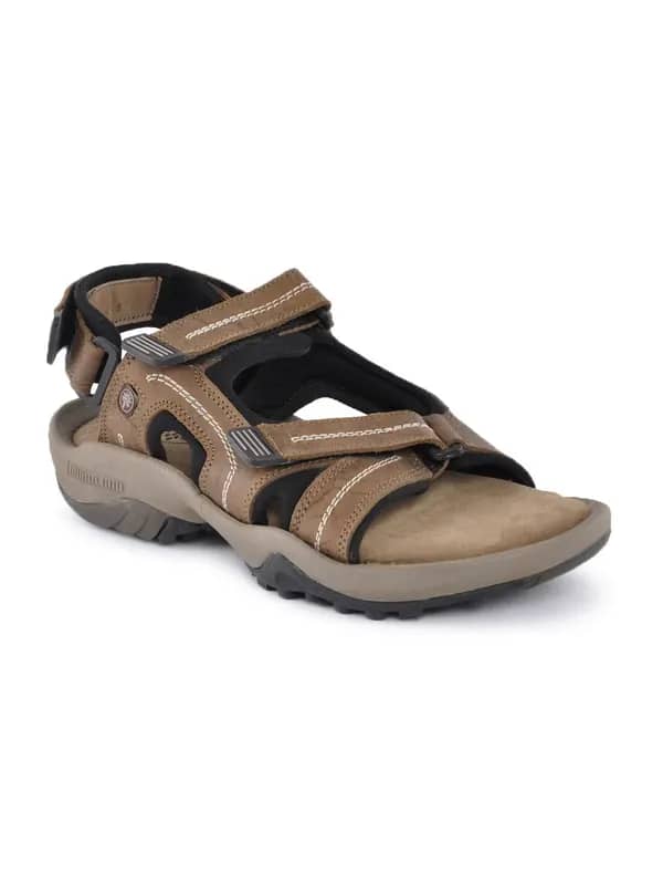 Woodland Men Brown Casual Sandals