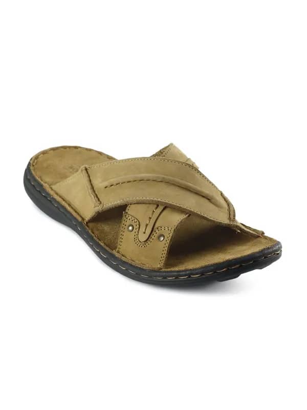 Woodland Men Brown Casual Sandals