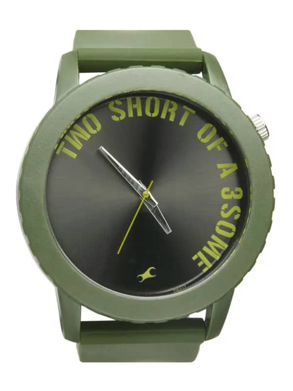 Fastrack Unisex Black Dial Watch 9912PP05