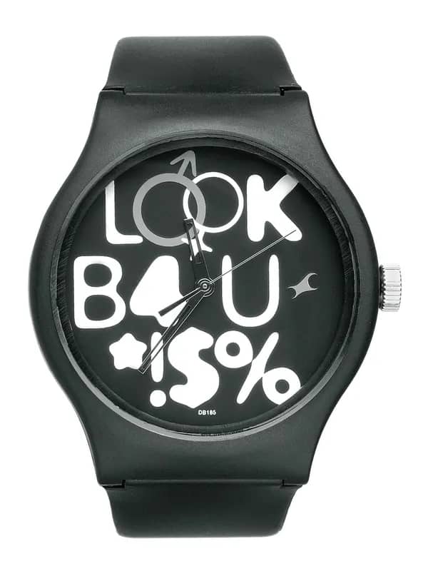 Fastrack Unisex Black Casual Watch