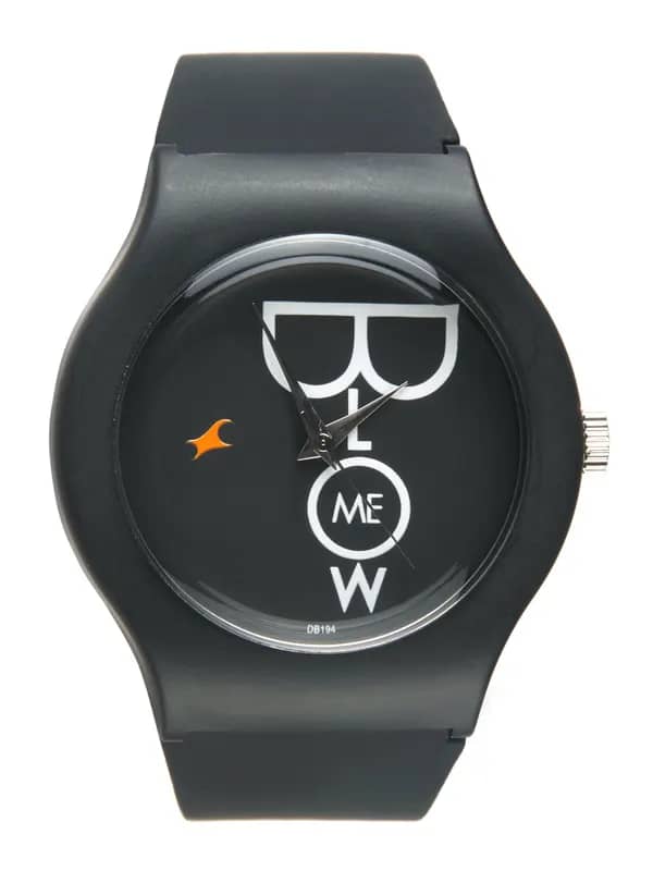 Fastrack Unisex Black Casual Watch
