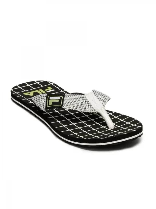 Fila Men Black Cage Flip Flops