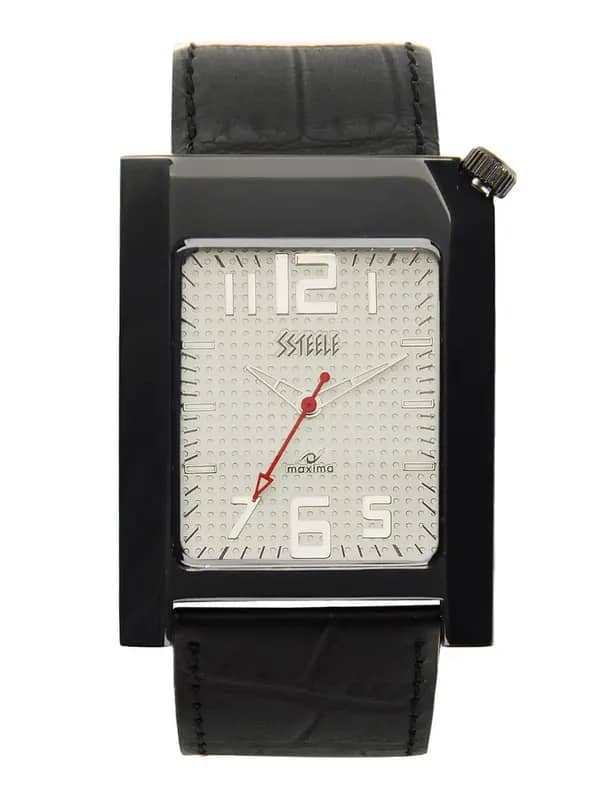 Maxima Men Cream Dial Watch