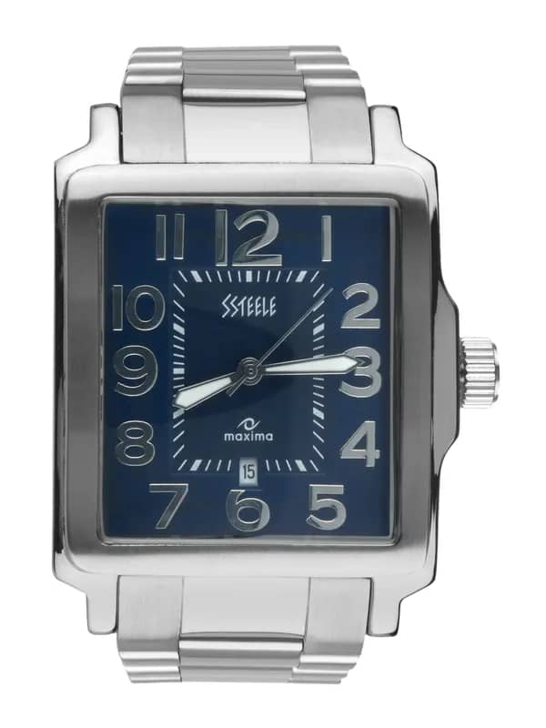 Maxima Ssteele Men Blue Watch