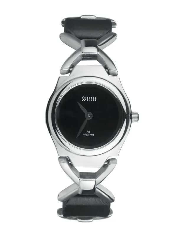 Maxima Ssteele Women Black Watch