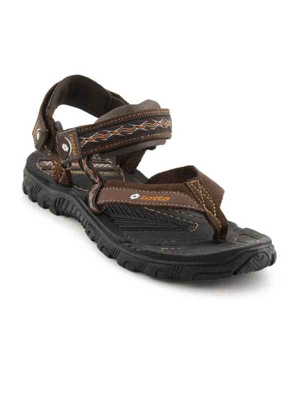 Lotto Men Brown Revorb Sandals