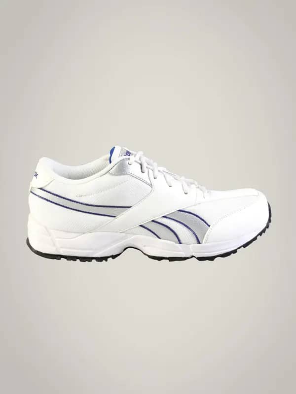 Reebok Men's Stripe Silver Shoe