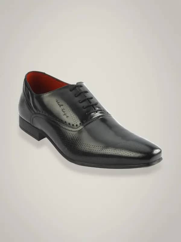 Red Tape Men Formal Black Shoe