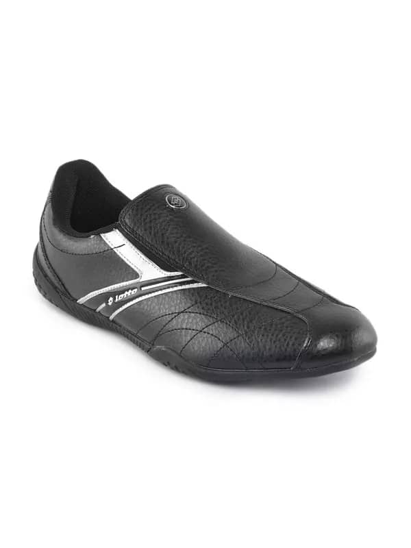 Lotto Men Black Pesa Slip-On Casual Shoes