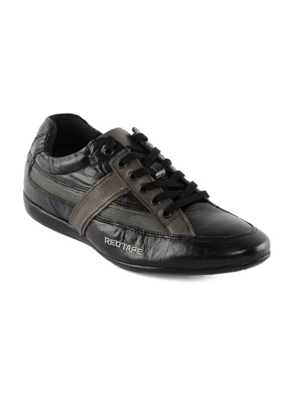 Red Tape Men Black Casual Shoes