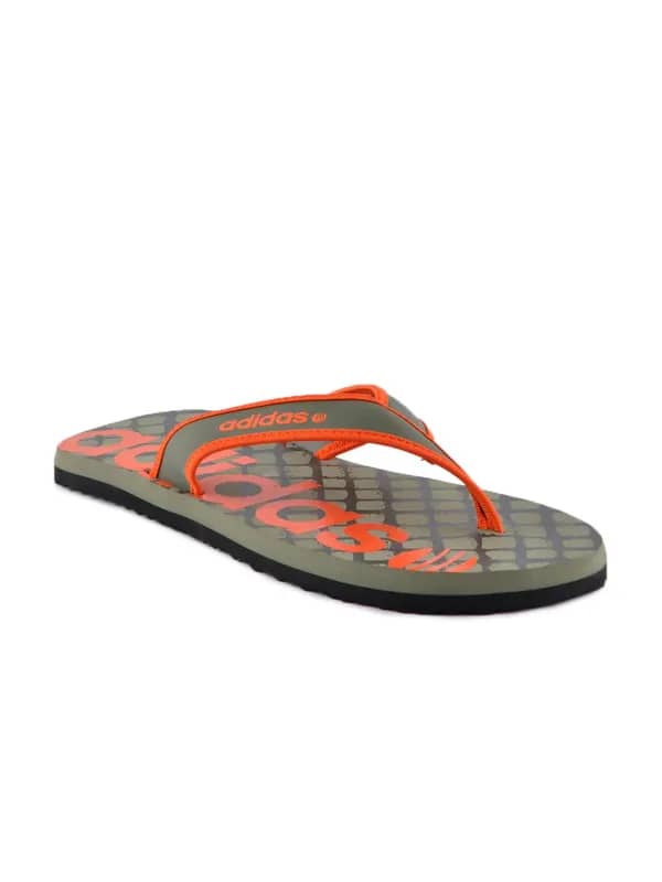 ADIDAS Men Orange Adi Mesh Flip Flops